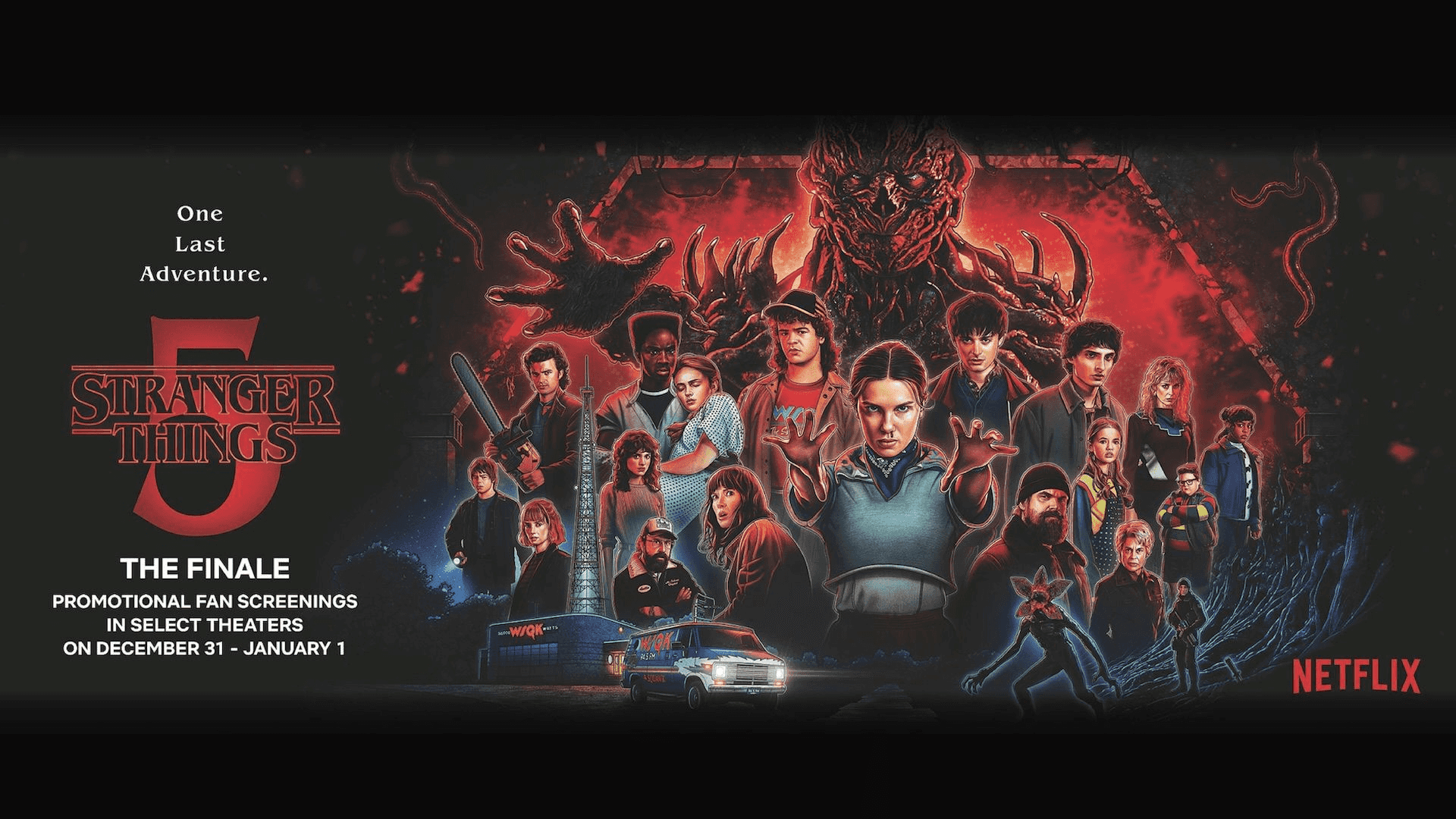 Stranger Things Season 5 Netflix Marketing Screenings in Theaters