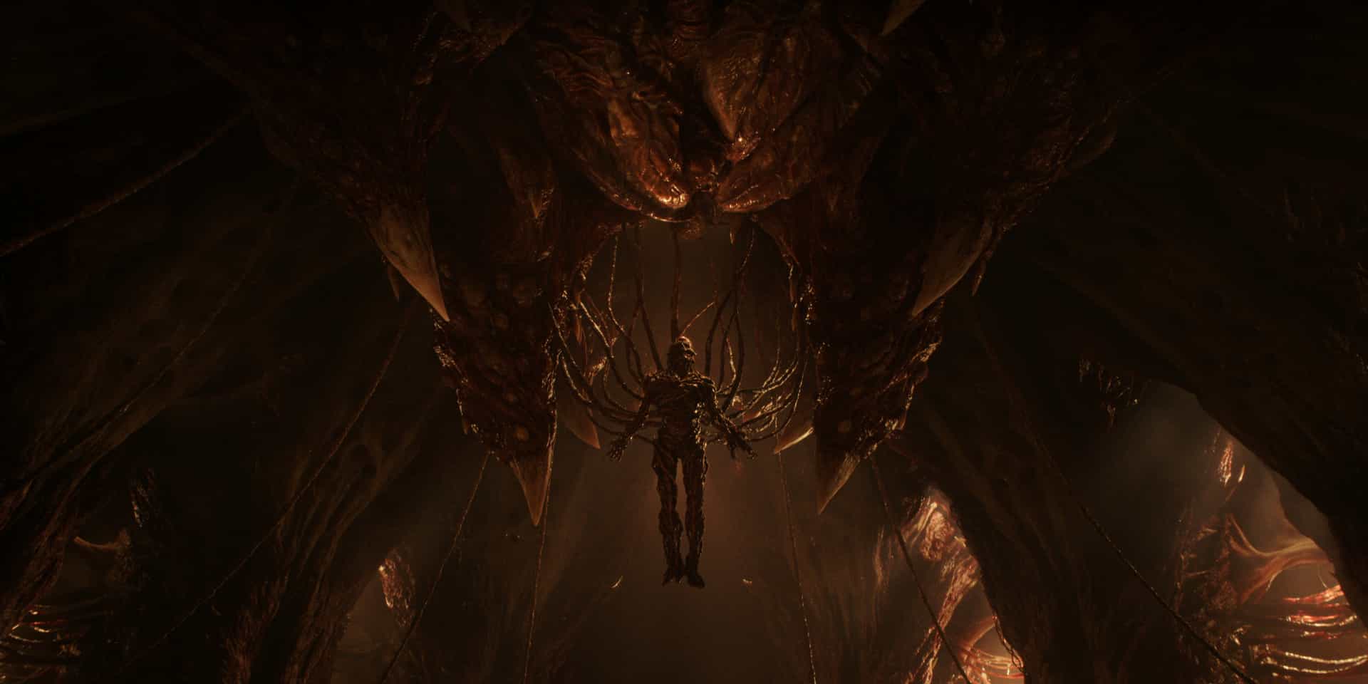 STRANGER THINGS: SEASON 5. Jamie Campbell Bower as Vecna in Stranger Things: Season 5. Cr. COURTESY OF NETFLIX © 2025
