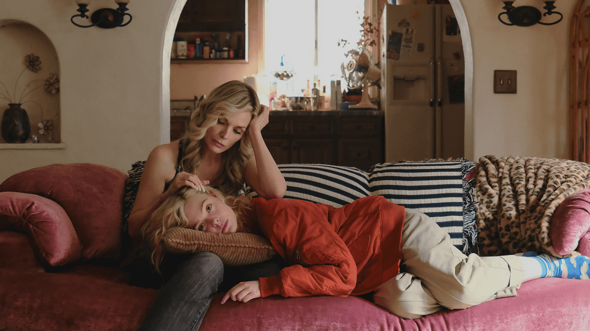 Michelle Pfeiffer and Elle Fanning in "Margo’s Got Money Troubles," premiering April 15, 2026 on Apple TV.
