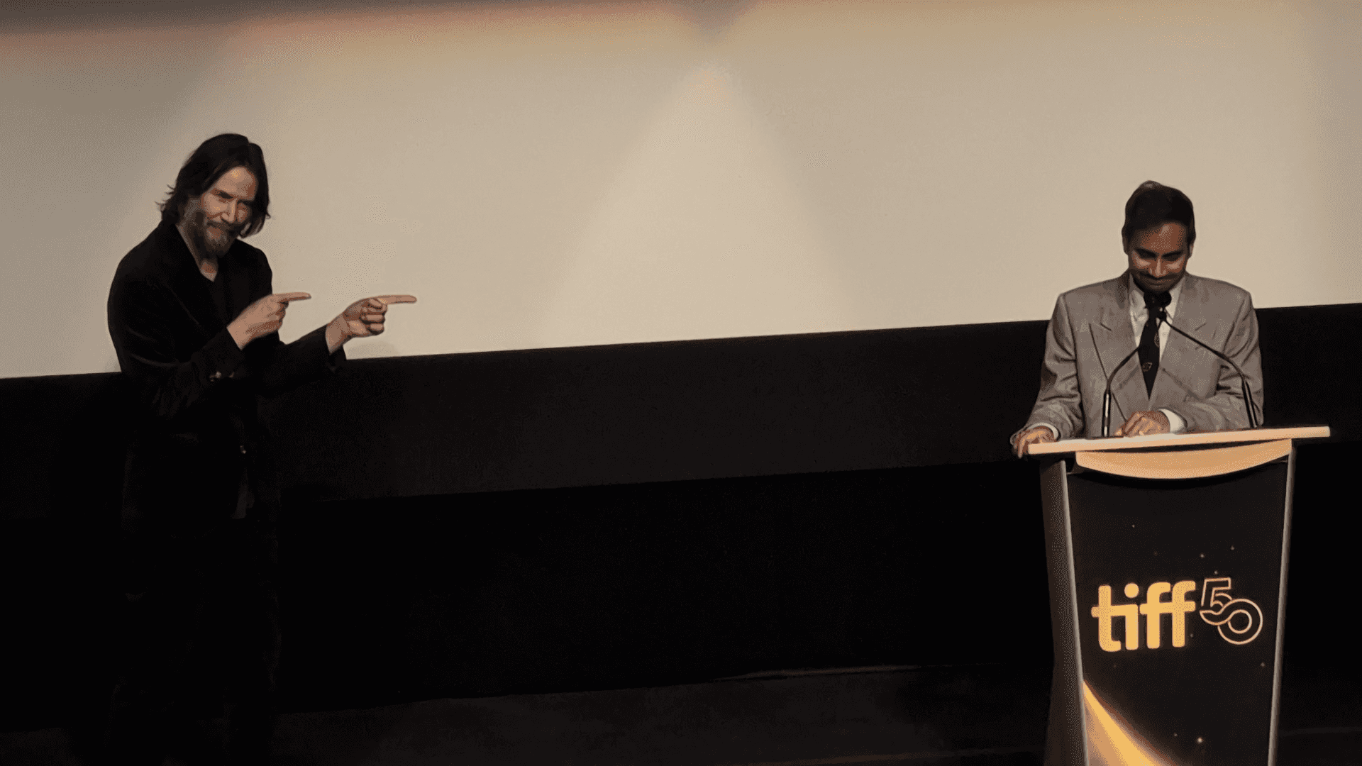 Good Fortune intro at TIFF 50 (Image Credit: ComicON Israel)