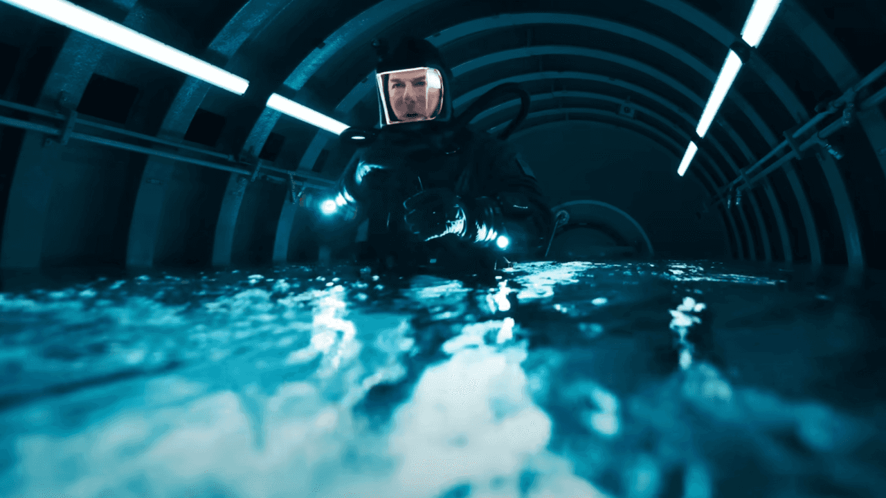 Tom Cruise in Mission Impossible: The Final Reckoning