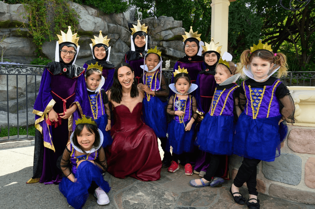 Gal Gadot and Mini Evil Queens