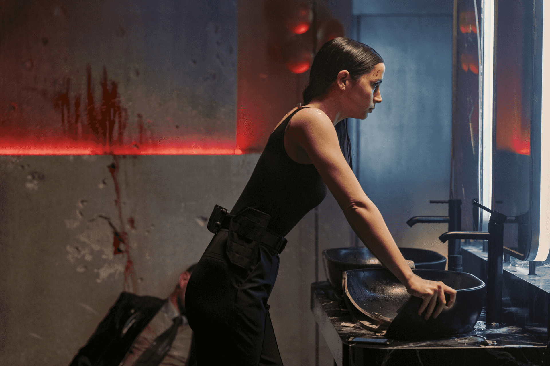 Ana de Armas as Eve in Ballerina. Photo Credit: Larry D. Horricks