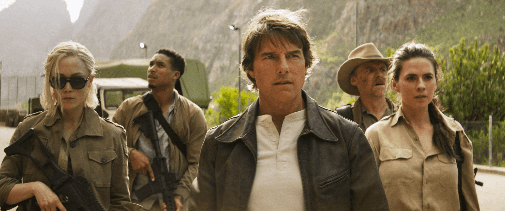 Tom Cruise and the IMF team in Mission Impossible: The Final Reckoning