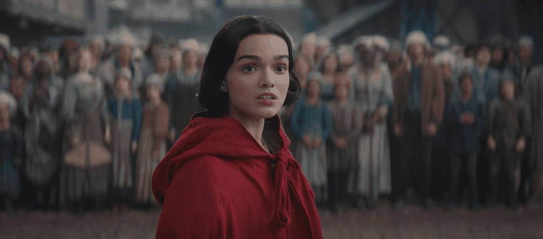 Rachel Zegler as Snow White in DISNEY's live-action SNOW WHITE. Photo courtesy of Disney. © 2024 Disney Enterprises, Inc. All Rights Reserved.